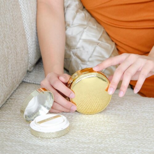 CS12 Miracle Sun Cushion_golden pouch